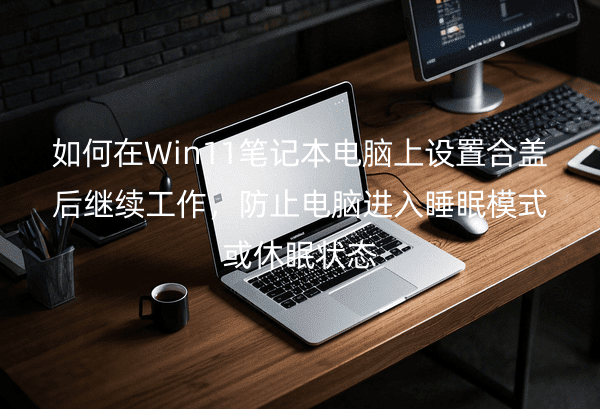 如何在Win11笔记本电脑上设置合盖后继续工作，防止电脑进入睡眠模式或休眠状态